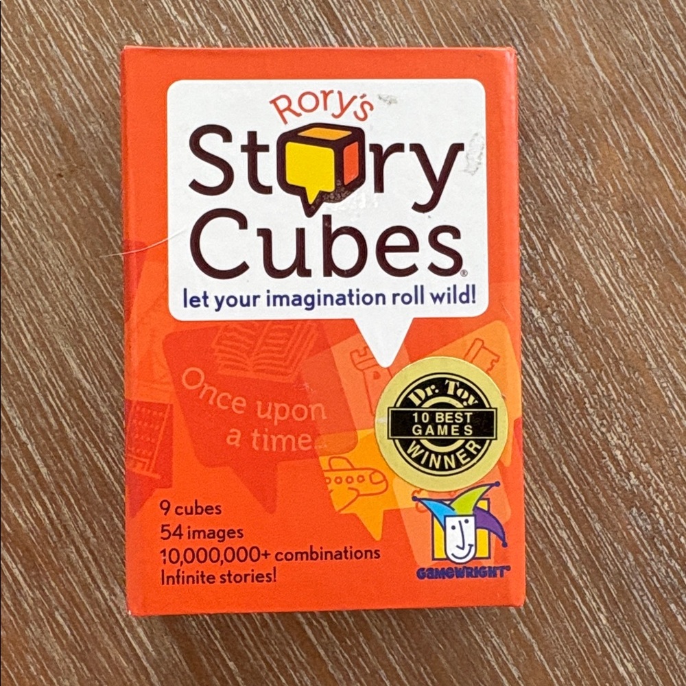New In Box Rory's Story Cubes. 9 Cubes 54 Images